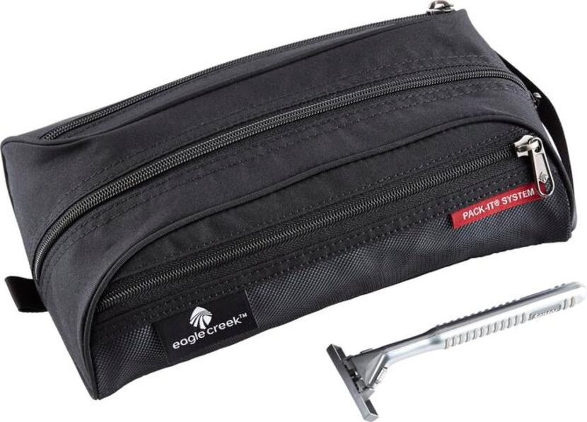 
Whether Dad enjoys camping, surfing or skiing, he’ll need a compact toiletry bag to pack...