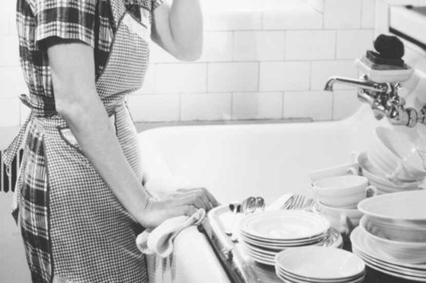 
“Whatever shall I do with all these dishes and a — gasp! — flawed sink?”
