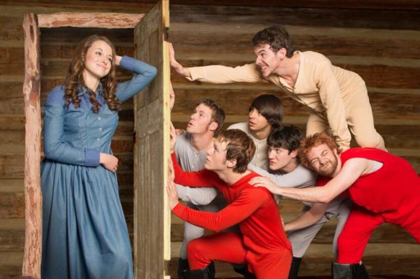 
The cast of "Seven Brides for Seven Brothers," which runs May 16-June 28 at Artisan Center...