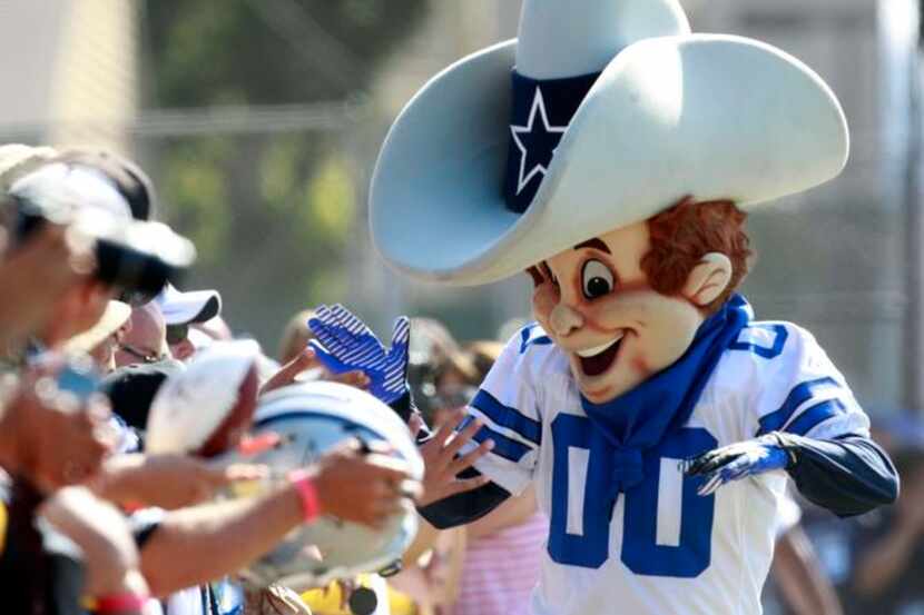 
Dallas Cowboys mascot Rowdy will sign autographs in the Kid Zone, where young ones will...