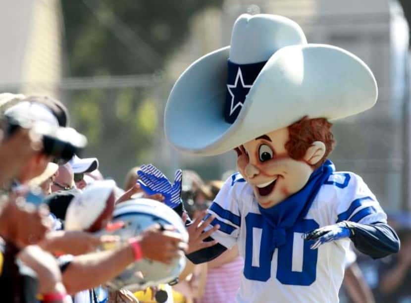 
Dallas Cowboys mascot Rowdy will sign autographs in the Kid Zone, where young ones will...