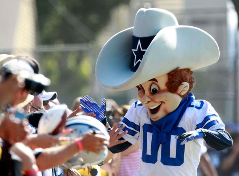 
Dallas Cowboys mascot Rowdy will sign autographs in the Kid Zone, where young ones will...