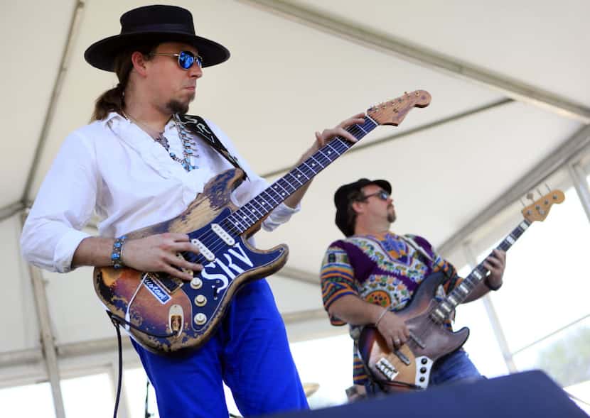 Texas Flood, which plays the music of Stevie Ray Vaughan ,  is one of many  tribute bands...