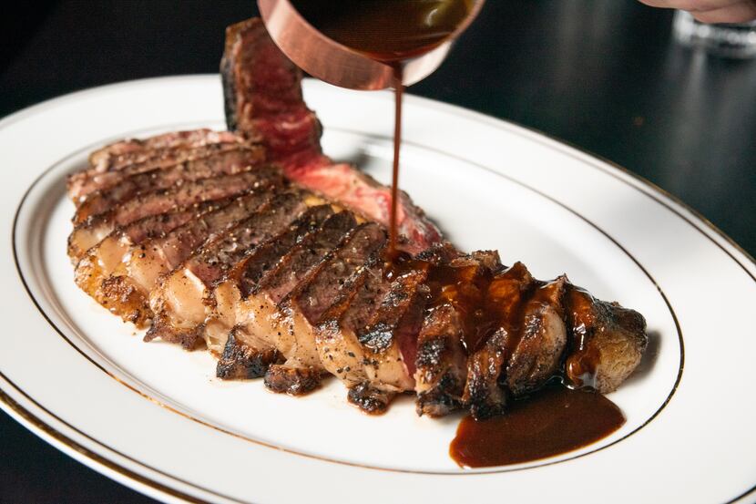 Chef Danny Grant's Maple & Ash steakhouse has a list of beef cuts in addition to a raw bar,...