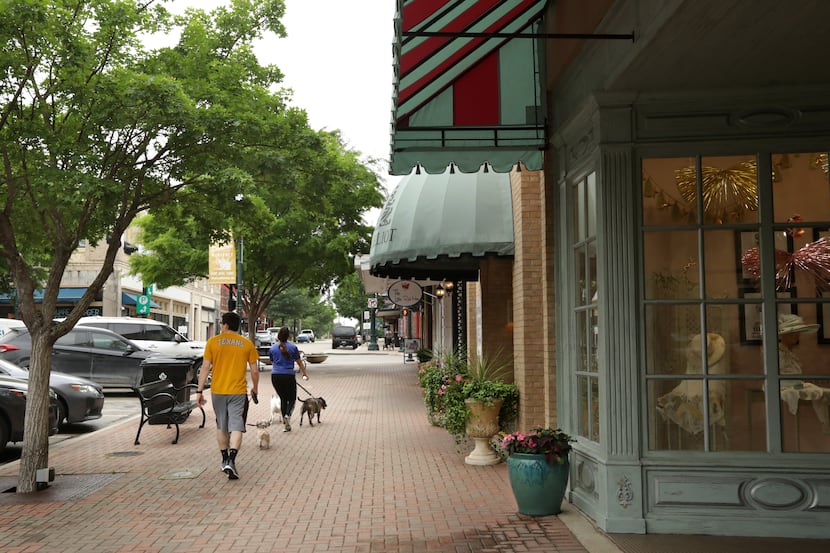 Though some businesses are offering curbside pickup and delivery, many town square shops...