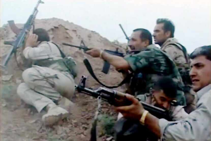 
Kurdish security forces clash with jihadists from the Islamic State of Iraq and the Levant...