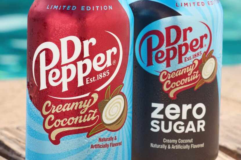Dr Pepper introduces a new Creamy Coconut flavor and Creamy Coconut Zero Sugar, but only for...