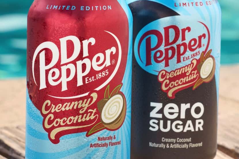 Dr Pepper introduces a new Creamy Coconut flavor and Creamy Coconut Zero Sugar, but only for...
