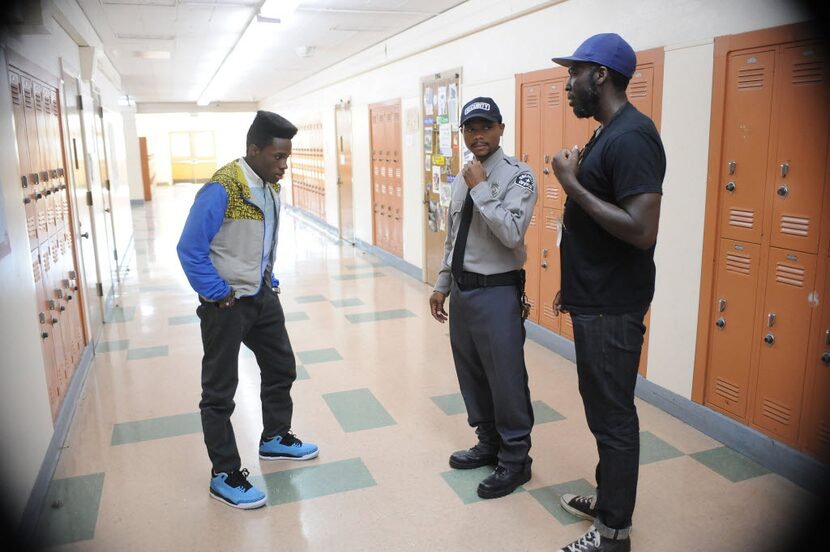 Look at Shameik Moore's (left) outfit. That's the ideal aesthetic. 