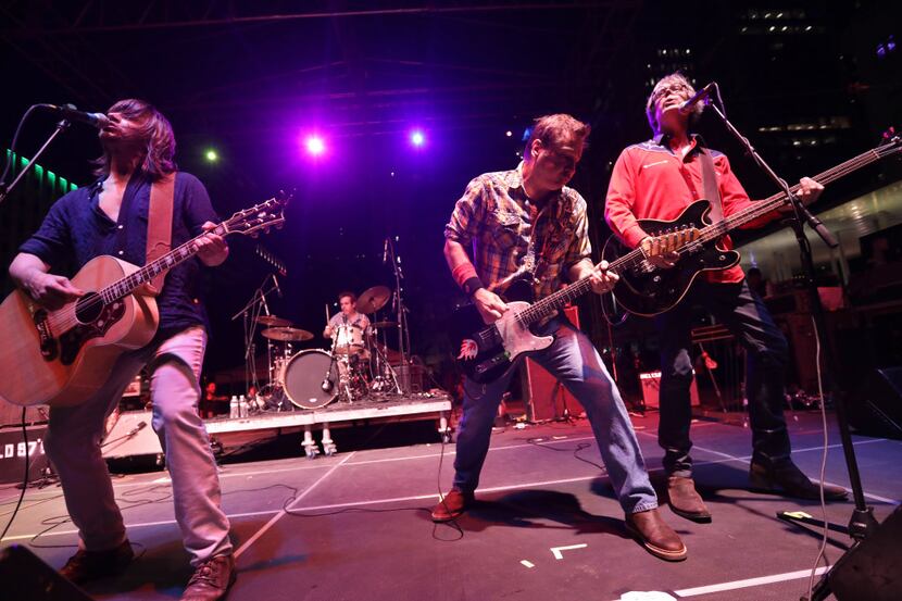 Old 97's perform during the Old97's County Fair at Main Street Garden in Dallas, TX, on Apr....