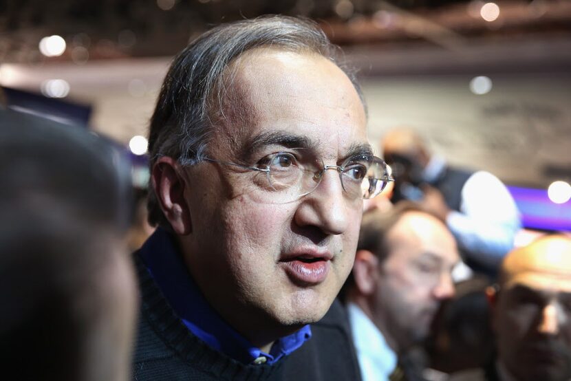 DETROIT, MI - JANUARY 13:  Sergio Marchionne, Chairman and CEO of Chrysler Group LLC, fields...