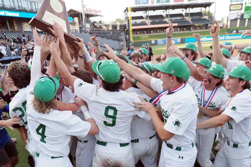 Southlake Carroll won the baseball state championship in 2022, among others, to earn its...