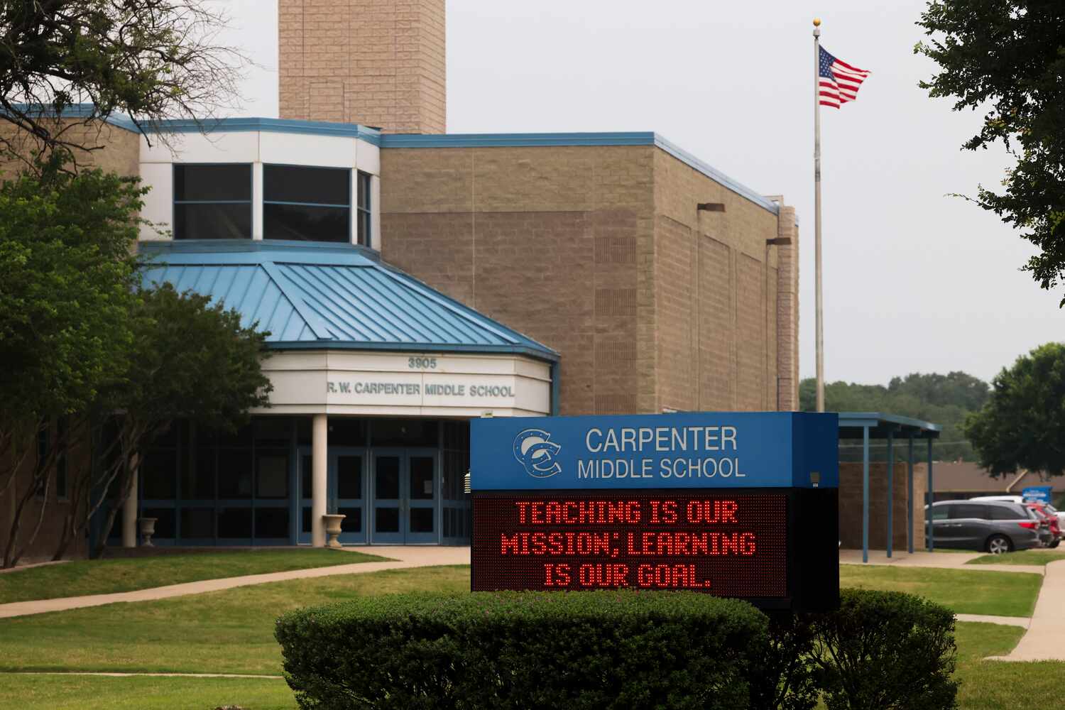 Plano ISD's Carpenter Middle School is one of four campuses that may close because of...