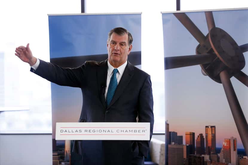 Dallas mayor Mike Rawlings and city leaders, for the fist time Tuesday, unveiled details of...