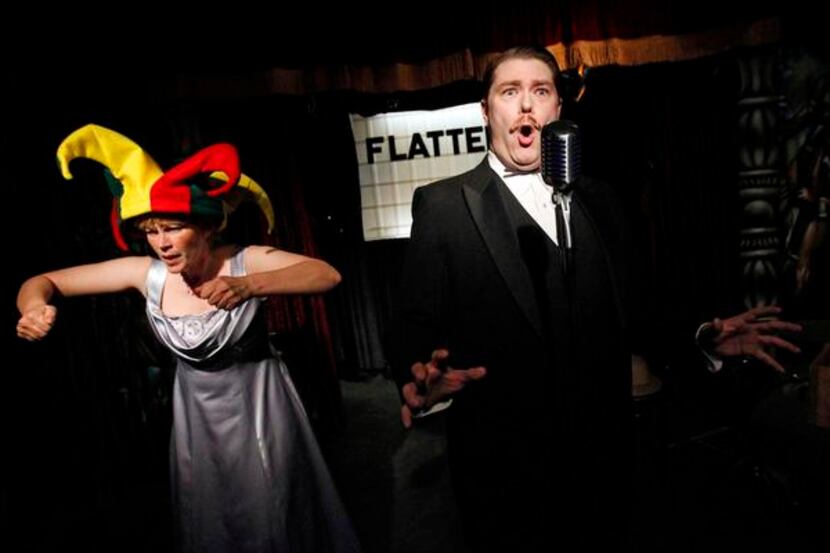 
Carla Parker, left, and Ben Bryant are performers in "The Passing Show," an original comedy...
