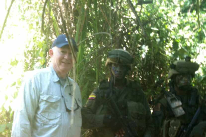 Dallas attorney Charlie Blau tagged along with the Colombian National Police during a jungle...
