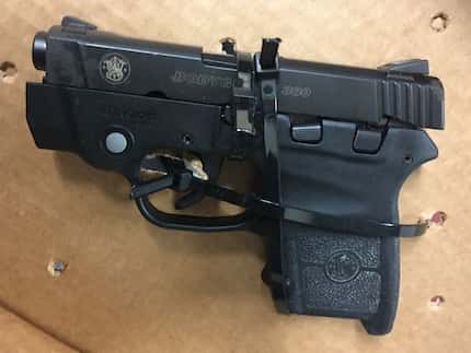 TSA officers found this gun. (TSA)