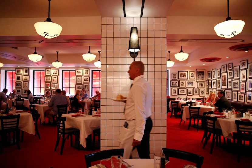 

Dining area of Saint Rocco's New York Italian in Trinity Groves in Dallas on Sept. 10,...