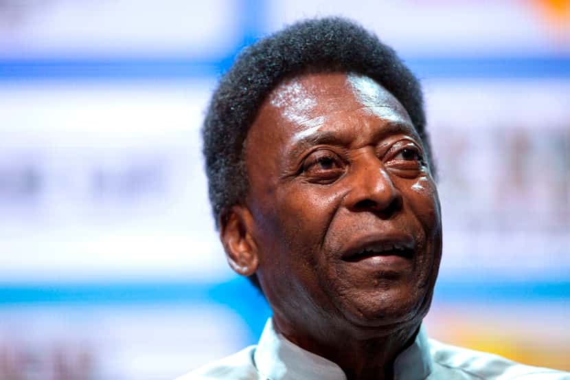 El legendario futbolista brasileño Pelé en una foto de archivo de 2018 para el inicio del...