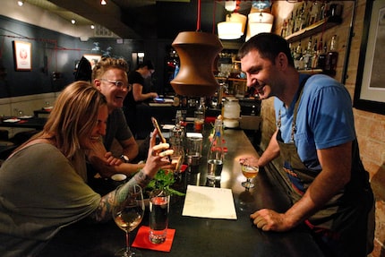 Chef Peja Krstic (right), pictured at his restaurant Mot Hai Ba, is organizing the dinner on...