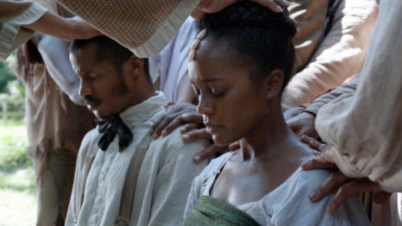 Nate Parker y Aja Naomi King en “The Birth of a Nation”.