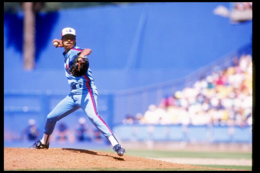 28 de julio de 1991: Dennis Martinez con los Montreal Expos . Foto archivo Getty Images