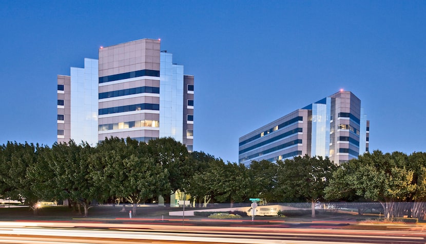 The Preston Park Towers in Plano are on Preston Road just south of Park Boulevard