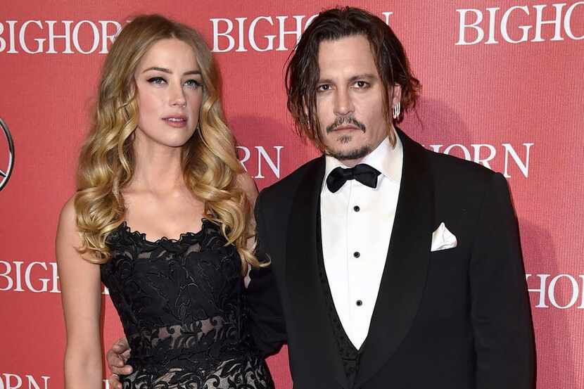 Amber Heard y Johnny Depp se casaron en febrero de 2015. (AP/Jordan Strauss)
