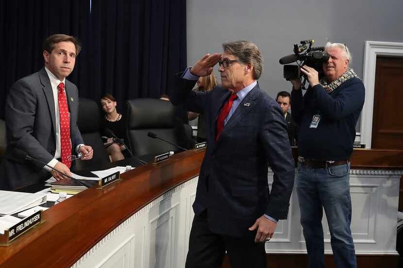 Energy Secretary Rick Perry appeared March 15 before a House Appropriations subcommittee...
