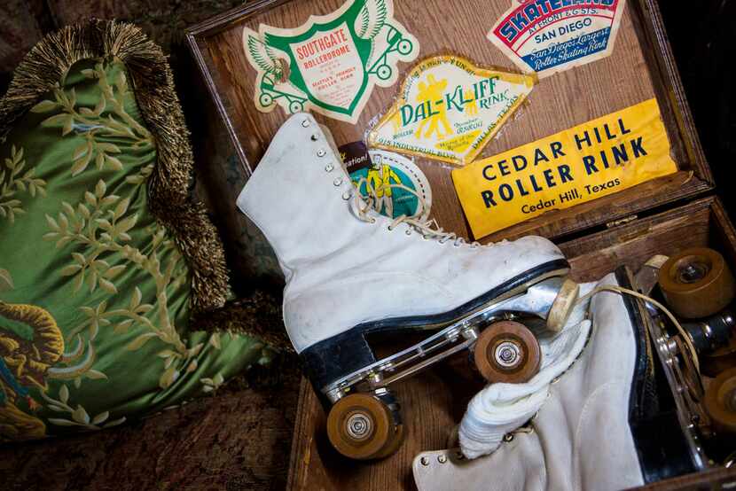 One Christmas Eve, Ann "Auntie" Sanford received this pair of roller skates.