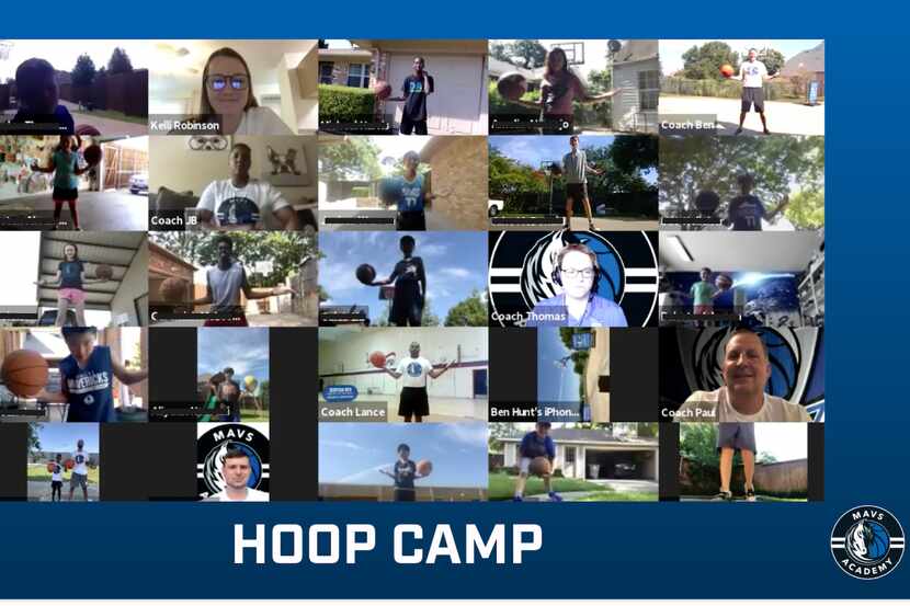 The Dallas Mavericks hosted Hoop Camp virtually to teach kids fundamentals.