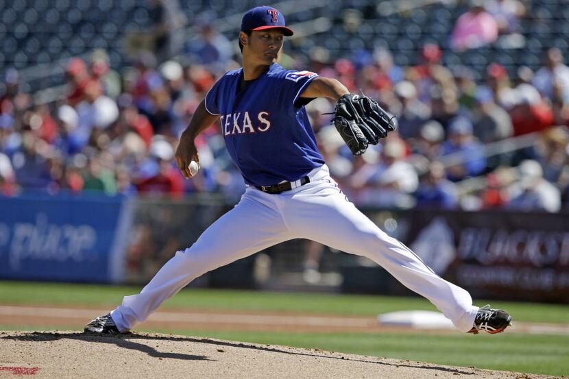 Starting pitcher No. 3 / March 24: Yu Darvish / Fortunately for the Rangers, Darvish's...