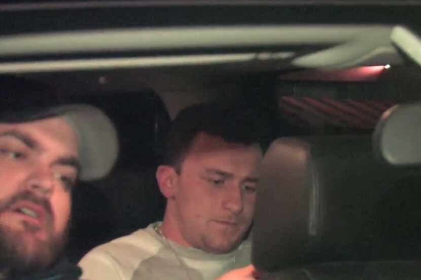 Johnny Manziel was spotted outside LA's The Nice Guy.