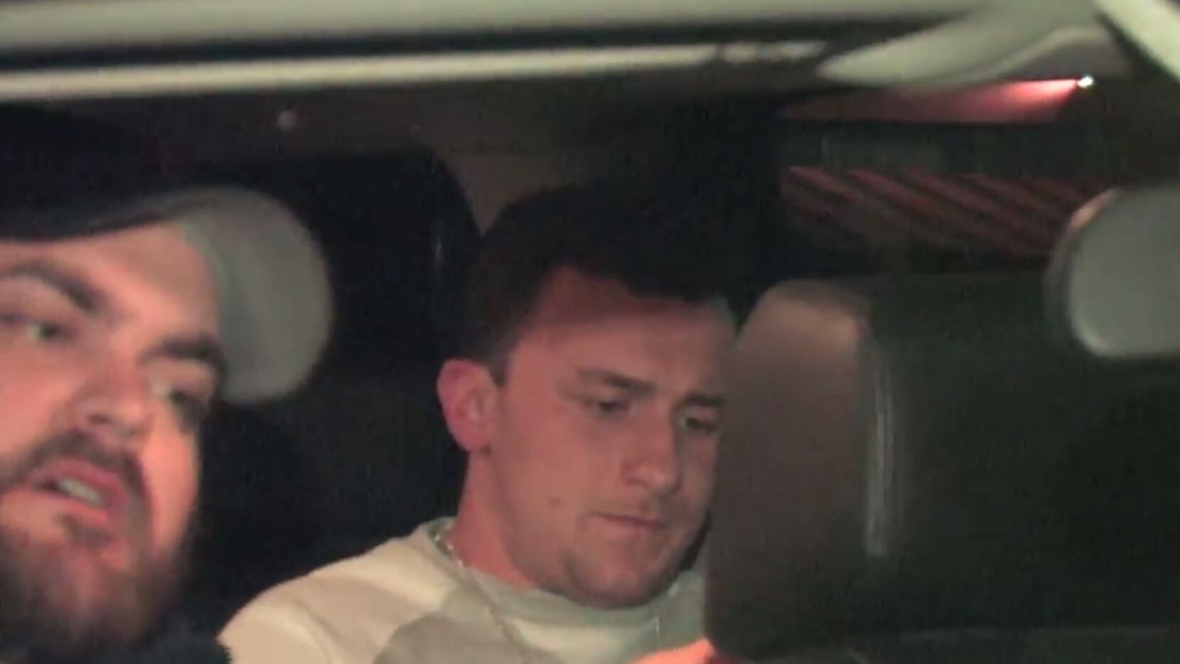 Johnny Manziel was spotted outside LA's The Nice Guy.
