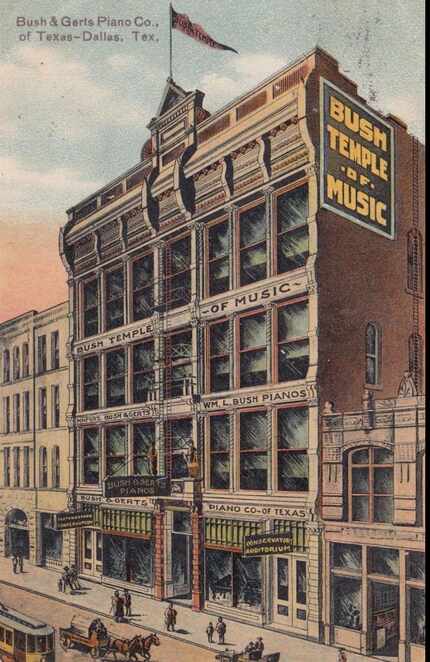 The Bush Temple of Music, where the "trial" took place.