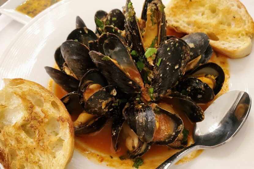 Mussels are on the menu at Pane Nostro, a McKinney restaurant that is relocating to Bishop...