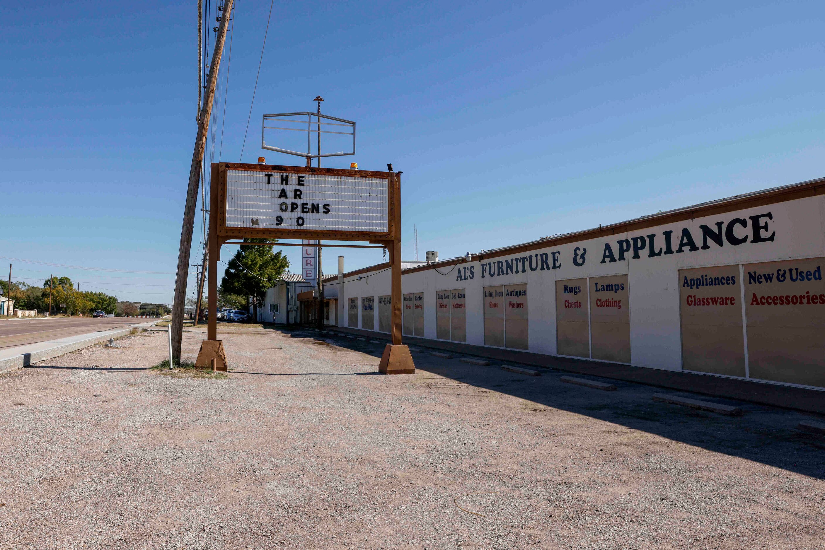 Al's Furniture & Flea Market pictured along Mansfield Highway in Forest Hill, Texas,...