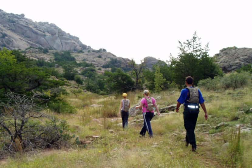 The Charon's Garden Wilderness Trail, in the Wichita Mountains Wildlife Refuge, offers you...
