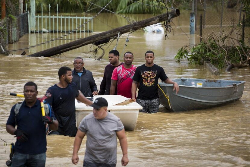 El huracán María inundó areas de Puerto Rico en el 2017. (NYT)