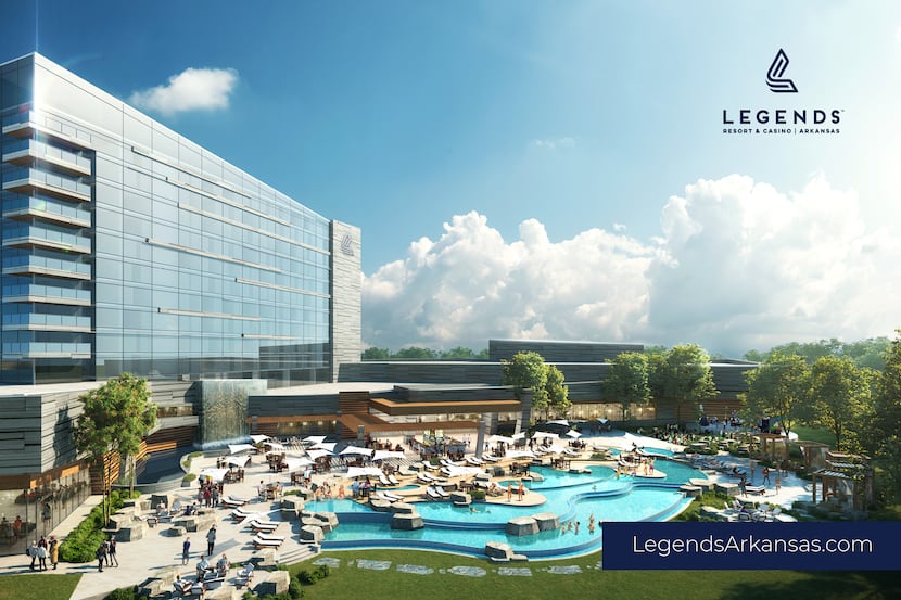 The Legends Resort & Casino would have 1,200 slot machines, a 200-room luxury hotel and an...