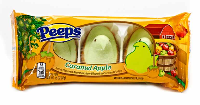 Caramel apple flavoring makes these Peeps more ... sophisticated.