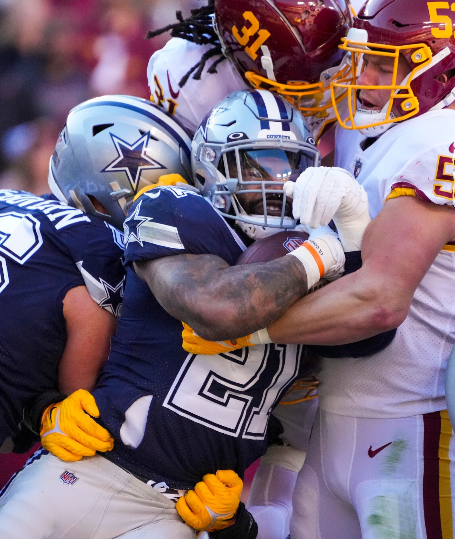 Cowboys escape with a victory over Washington Football Team — see photos