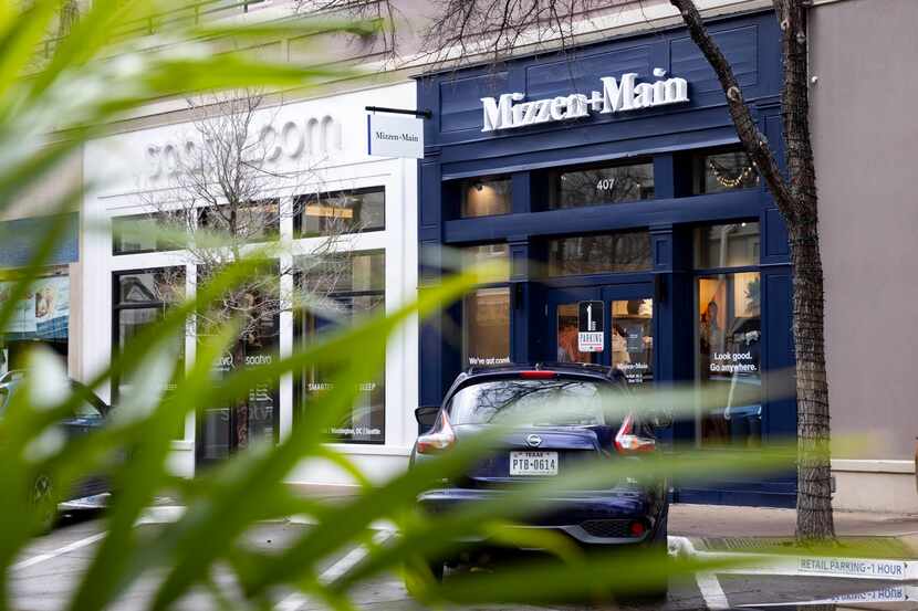 The exterior of Mizzen+Main in Dallas' West Village. The store opened Thursday after being...