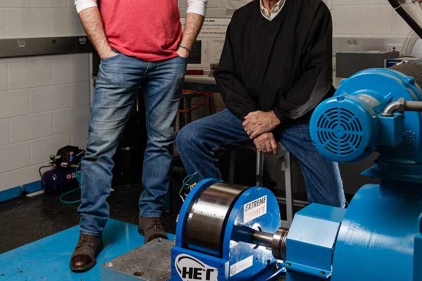 Brad Hunstable (left) and his father, Fred Hunstable, co-founded Linear Labs. They plan to...