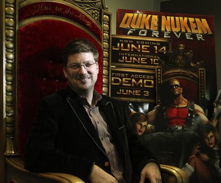 Randy Pitchford, CEO of Gearbox Software, has a replica of his office at the new museum.