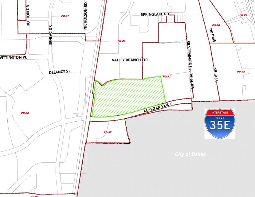 Billingsley is planning the warehouse for a site just west of I-35E.