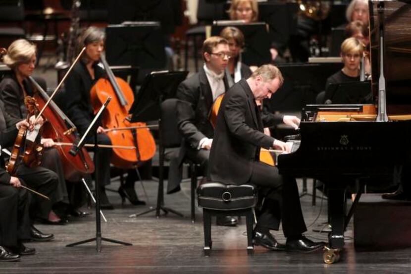 

 
Pianist Steven Osborne performed Beethoven’s C minor Piano Concerto with the Fort Worth...