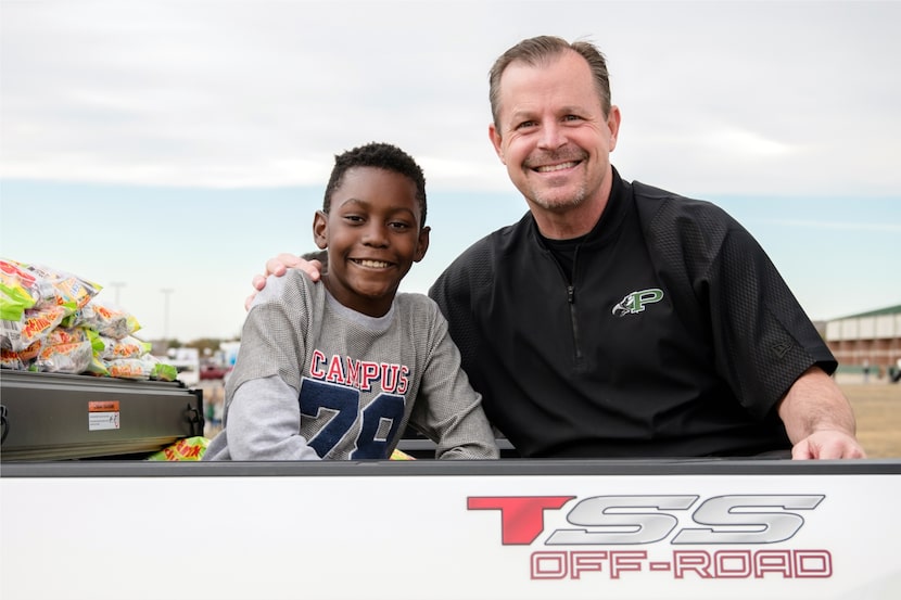 Prosper ISD Superintendent Dr. Drew Watkins led an annual Homecoming parade with a Folsom...