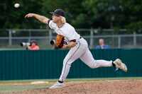 Arlington Martin's Beau Lang (9) delivers during the third inning of a baseball game Allen,...