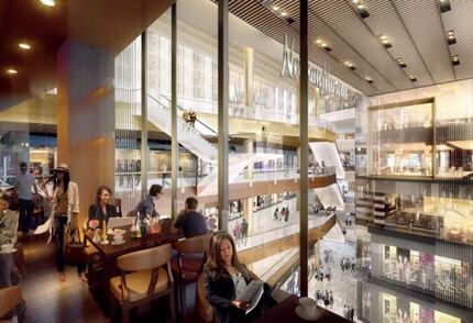  Neiman Marcus plans to build at 250,000-square-foot, three-level store at the top of The...